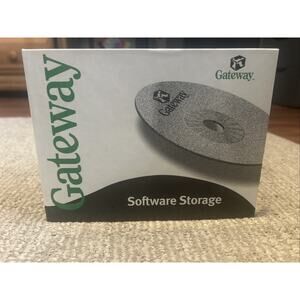 Gateway Software Storage Binder with Gateway Operating System CD Microsoft Works